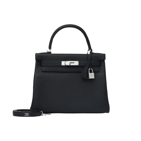 Kelly 28 Black Togo Phw