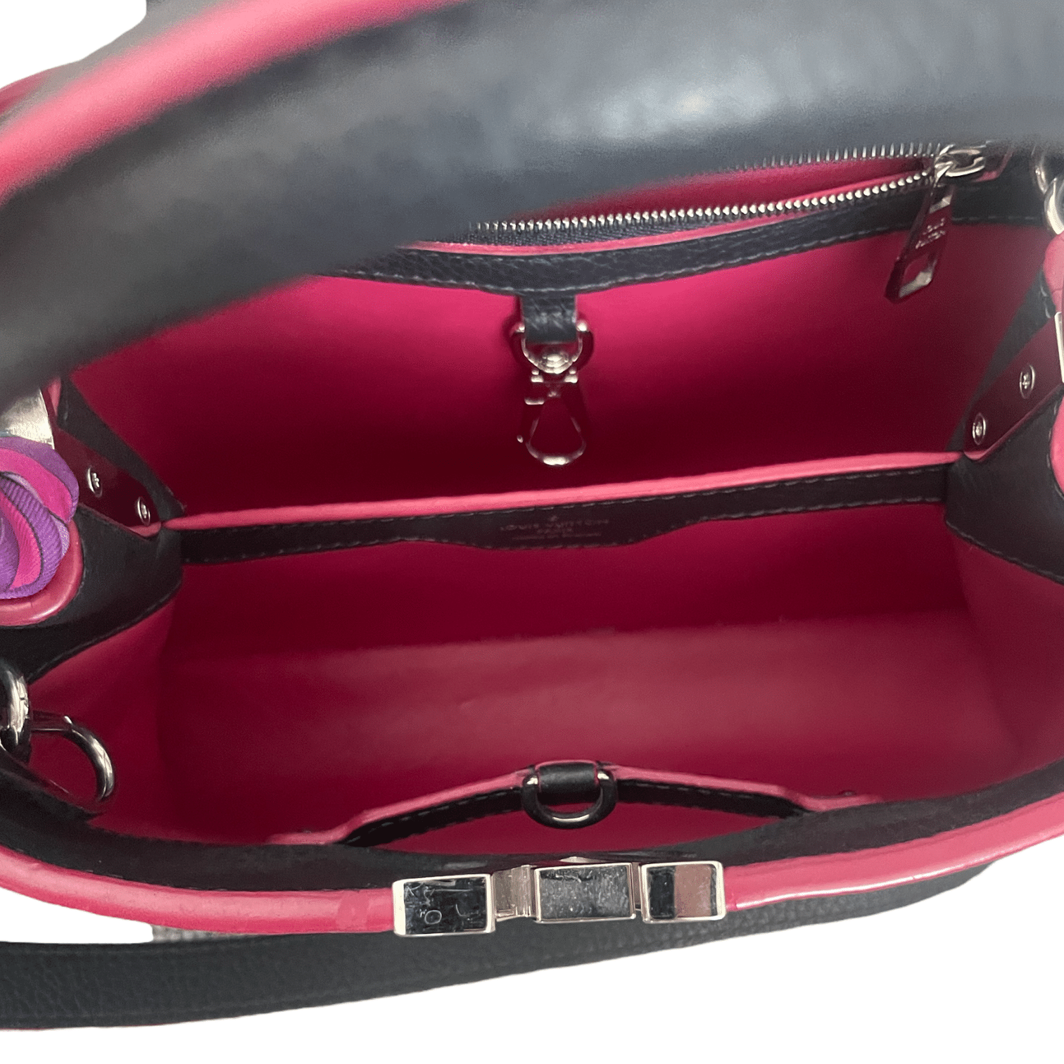 LOUIS VUITTON Capucines BB Hand Shoulder Bag Taurillon Leather M55356  90192516