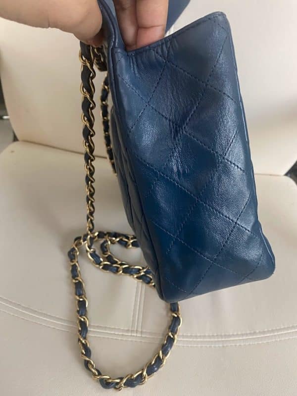 Chanel Lambskin Jumbo Single Flap Bag - Image 5