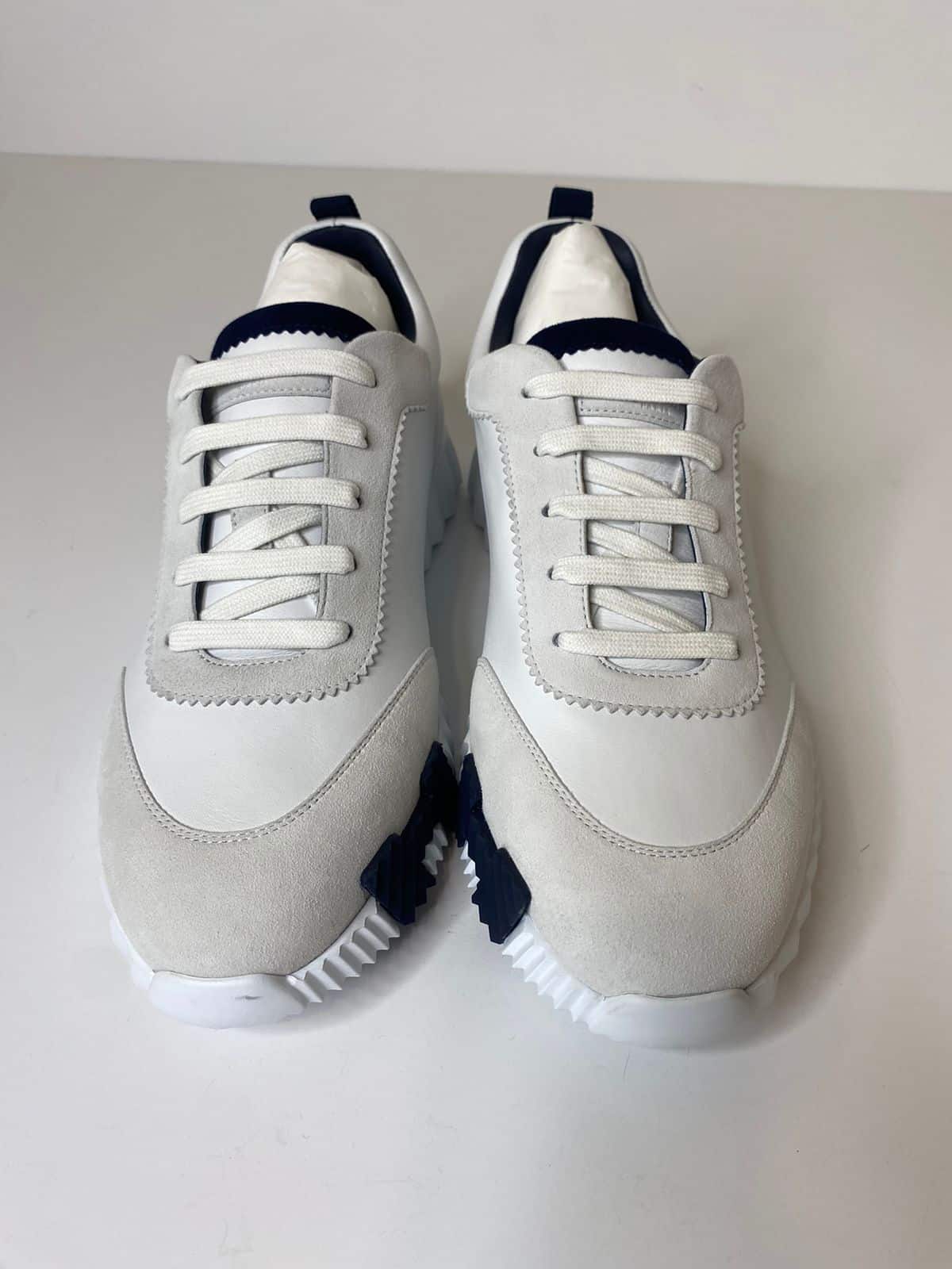 Hermes Bouncing Sneaker Navy blue/white Size 42 | The Luxury Flavor