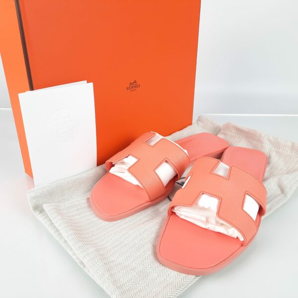Hermes Oran Orange Joey Size 39 EU - Image 5