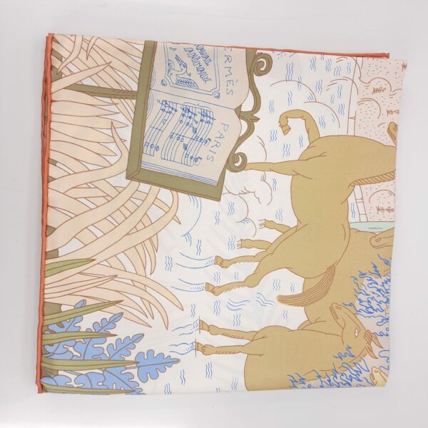 Hermes Le Carnaval des Animaux Silk Scarf 90 - Image 2