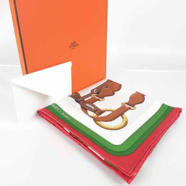 Hermes De Toujours Grand Apparat Silk Scarf 90 - Image 7