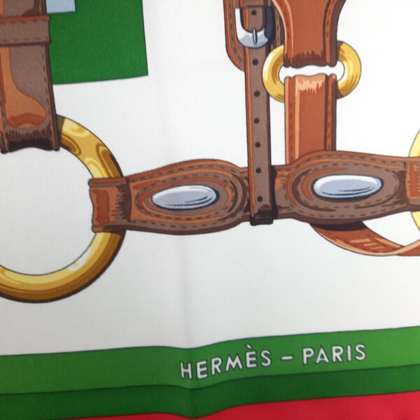 Hermes De Toujours Grand Apparat Silk Scarf 90 - Image 5