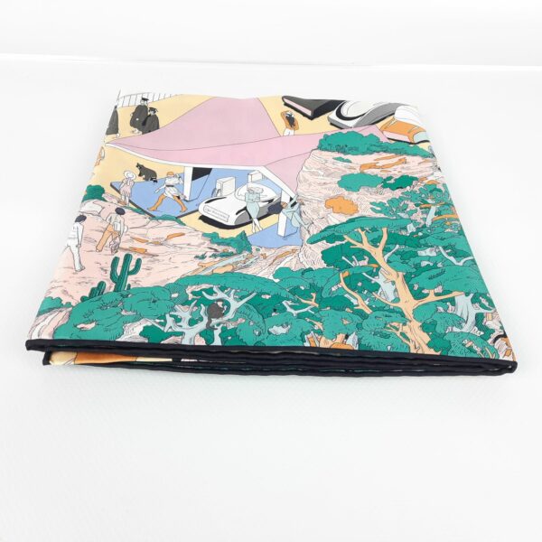 Hermes on The Beach Silk Scarf 90 - Image 3
