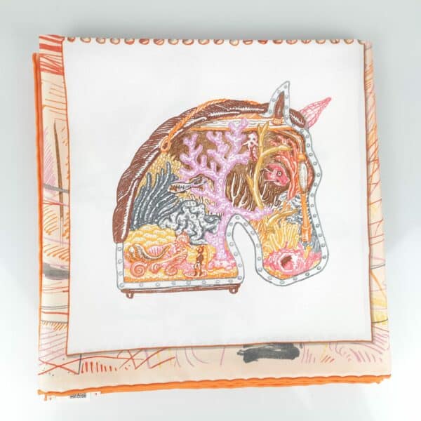 Hermes Chevaloscope Silk Scarf 90 - Image 4