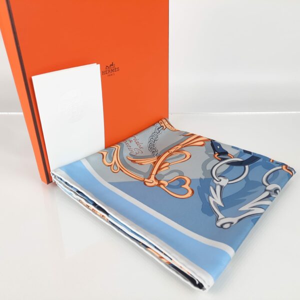 Hermes Chevaloscope Silk Scarf 90 - Image 7