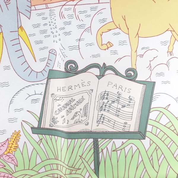 Hermes Le Carnaval des Animaux Silk Scarf 90 - Image 6