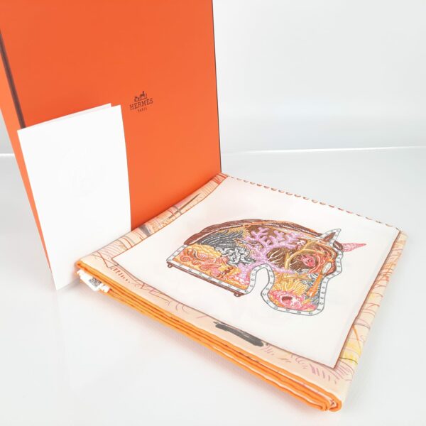 Hermes Chevaloscope Silk Scarf 90 - Image 9