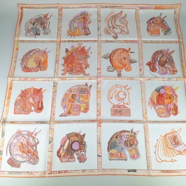 Hermes Chevaloscope Silk Scarf 90 - Image 2