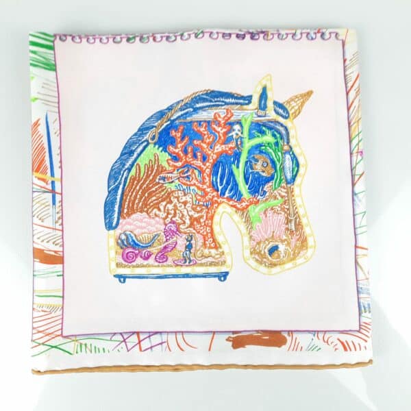Hermes Chevaloscope Silk Scarf 90 - Image 4
