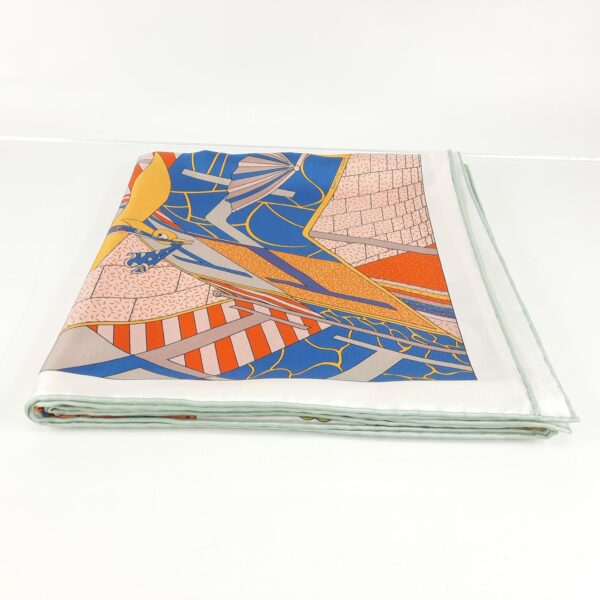 Hermès Factory Double Face Silk Scarf 90 - Image 2