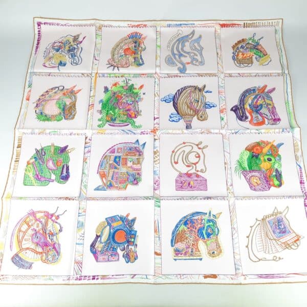 Hermes Chevaloscope Silk Scarf 90 - Image 2