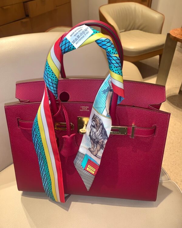 Birkin 30 Sellier Epsom Rubis GHW - Image 2