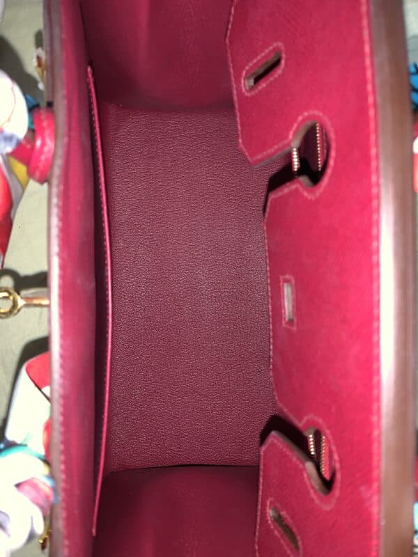 Birkin 30 Sellier Epsom Rubis GHW - Image 4