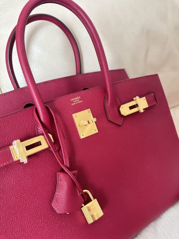 Birkin 30 Sellier Epsom Rubis GHW - Image 3
