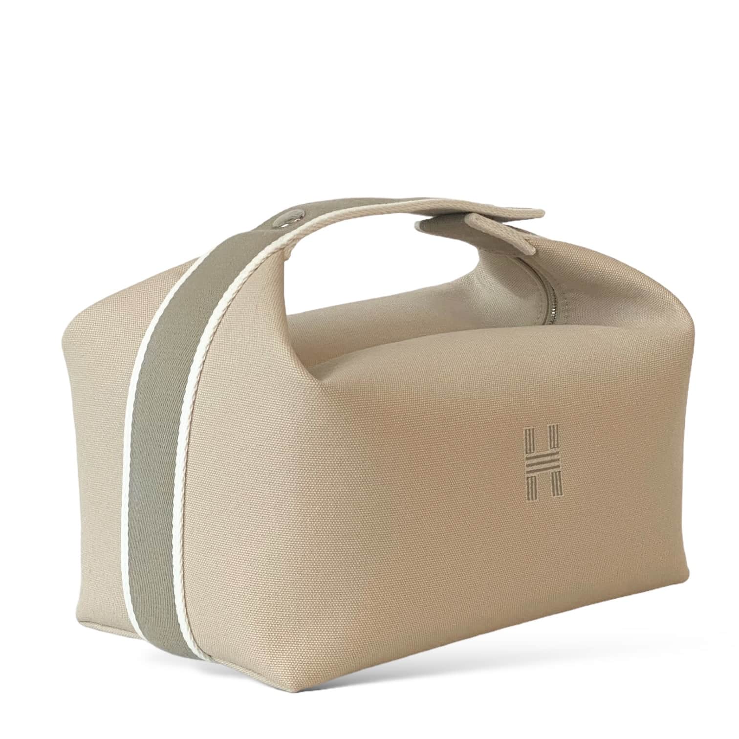 Hermès Toile Bride-A-Brac Travel Case Brown Cloth ref.1006779 - Joli Closet