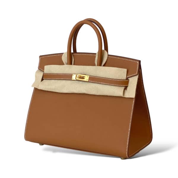 Hermes Birkin 25 Epsom Gold GHW - Image 3