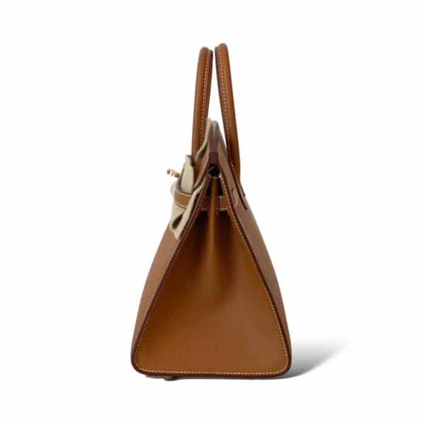 Hermes Birkin 25 Epsom Gold GHW - Image 4