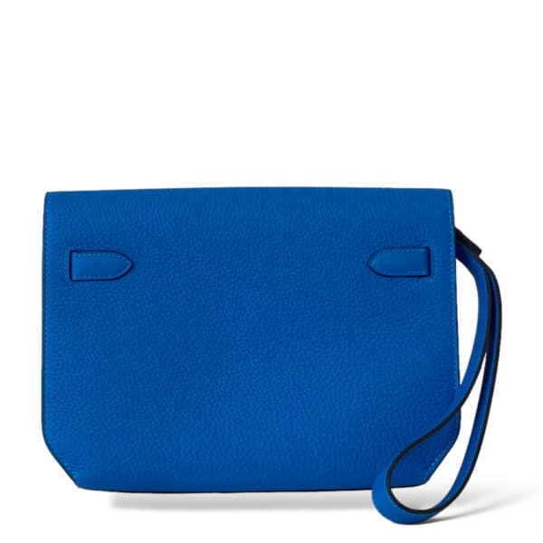 Hermes Kelly Depeche Bleu Hydra Togo PHW - Image 3