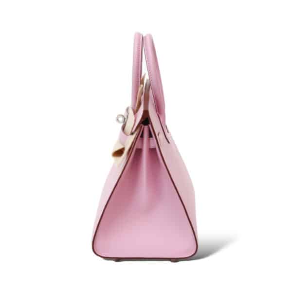 Hermes Birkin 25 Mauve Sylvestre Epsom PHW - Image 4