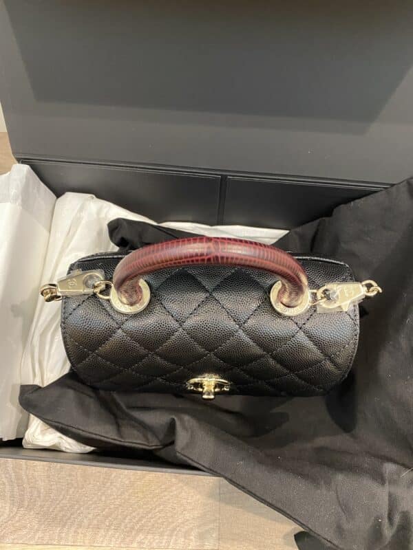 Chanel mini coco handle handbag - Image 4