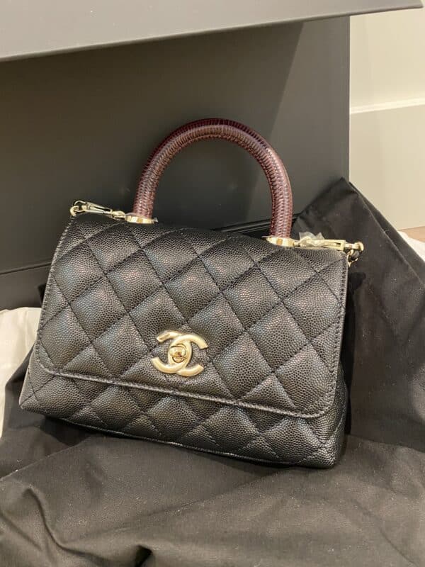 Chanel mini coco handle handbag - Image 2