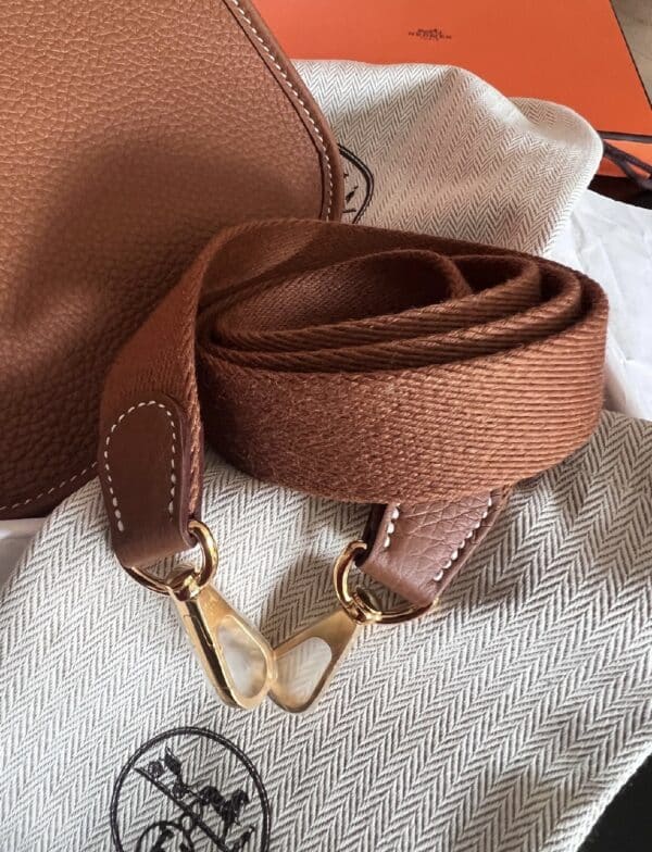 Hermes Mini Evelyne Gold - Image 5
