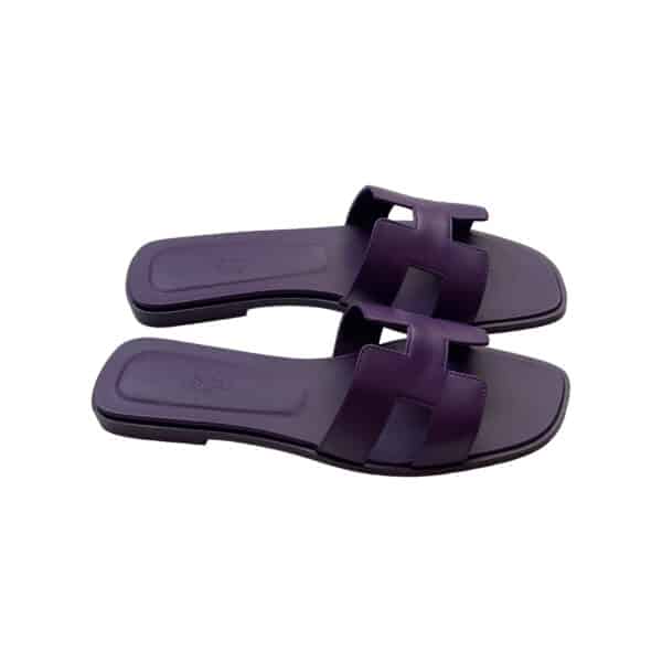 Hermes Oran Violet Majorett 38.5 EU - Image 2