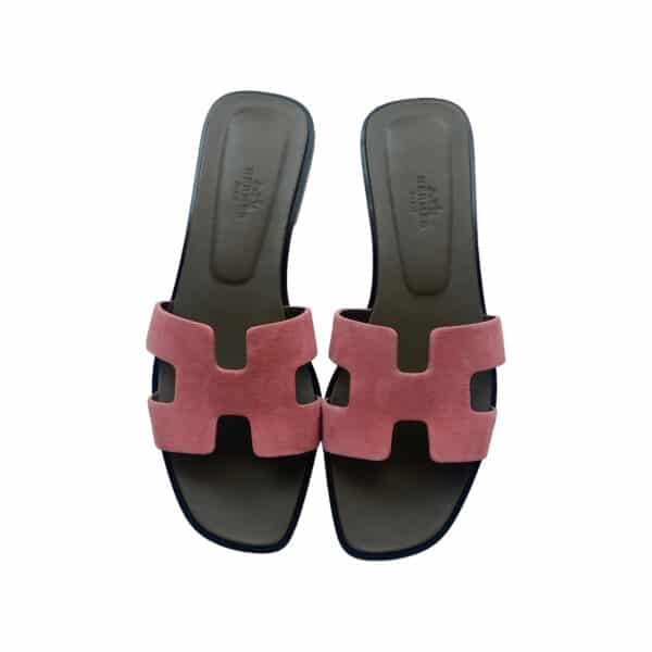 Hermes Oran Rose Du Desert Size 38.5 EU