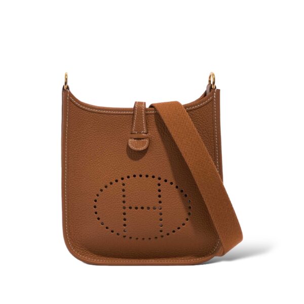 Hermes Mini Evelyne Gold