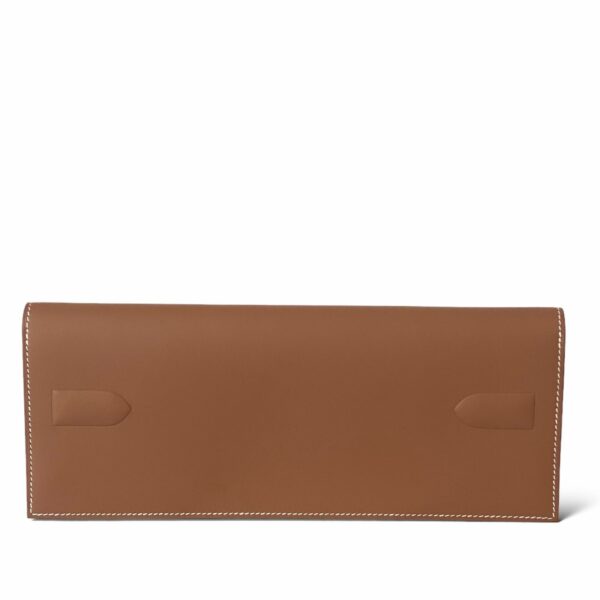 Hermes Shadow Clutch Gold - Image 4