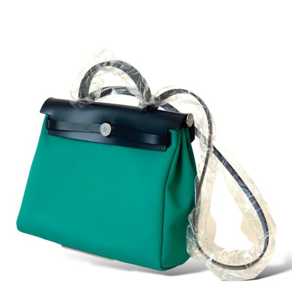 Hermes Herbag 31 Green PHW - Image 3