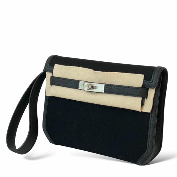 Hermes Depeche Black Canvas PHW - Image 3
