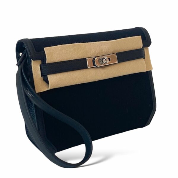 Hermes Depeche Black Canvas PHW - Image 2