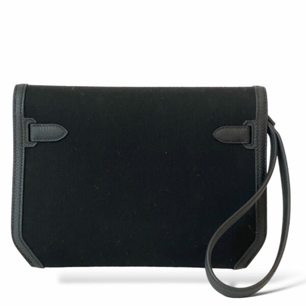 Hermes Depeche Black Canvas PHW - Image 4
