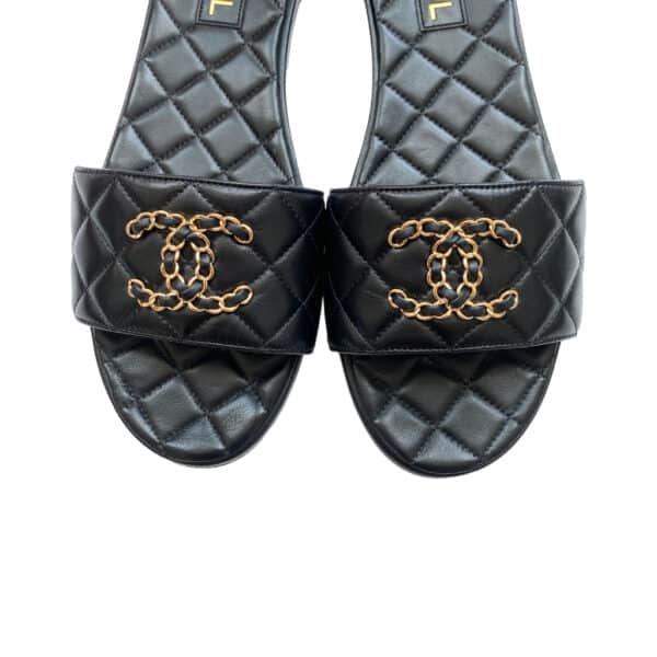 Chanel black Sandals Size 41 EU - Image 3