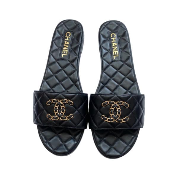 Chanel black Sandals Size 41 EU