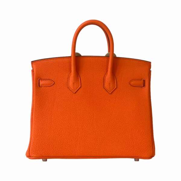 Hermes Birkin 25 Orange Minium PHW - Image 5