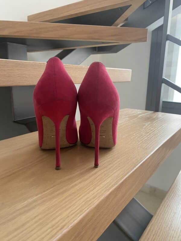 Sergio Rossi suede heels size 39 EU - Image 3