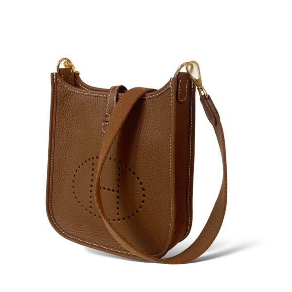 Hermes Mini Evelyne Gold GHW - Image 2