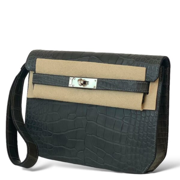 Hermes Kelly Depeche Graphite PHW - Image 3