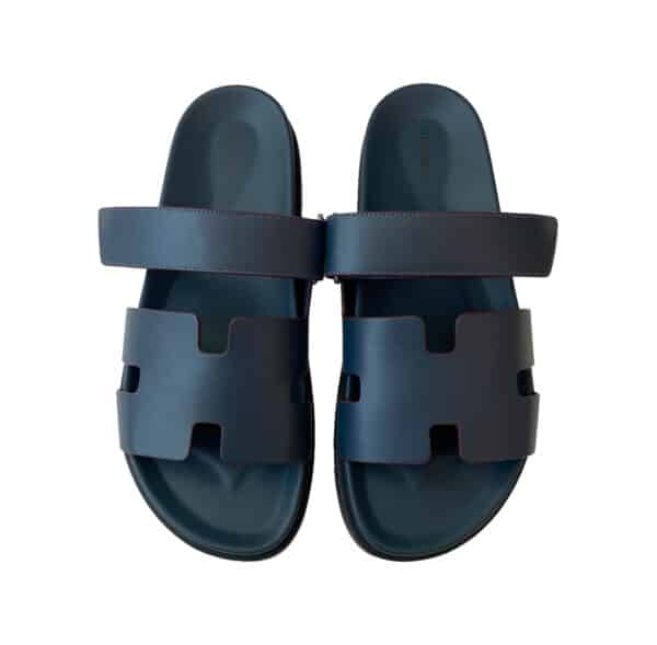 Hermes Chypre 44 EU Sandals Blue