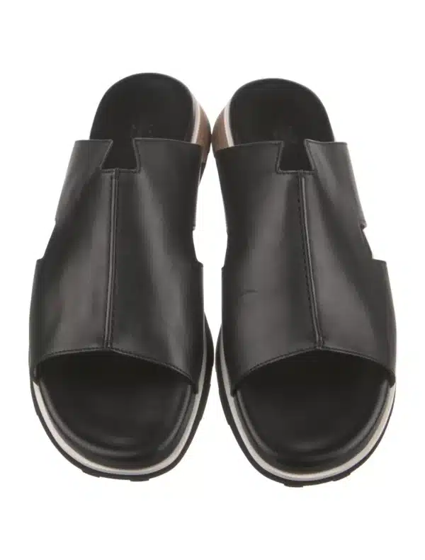 Hermes VDR black sandals size 44 EU