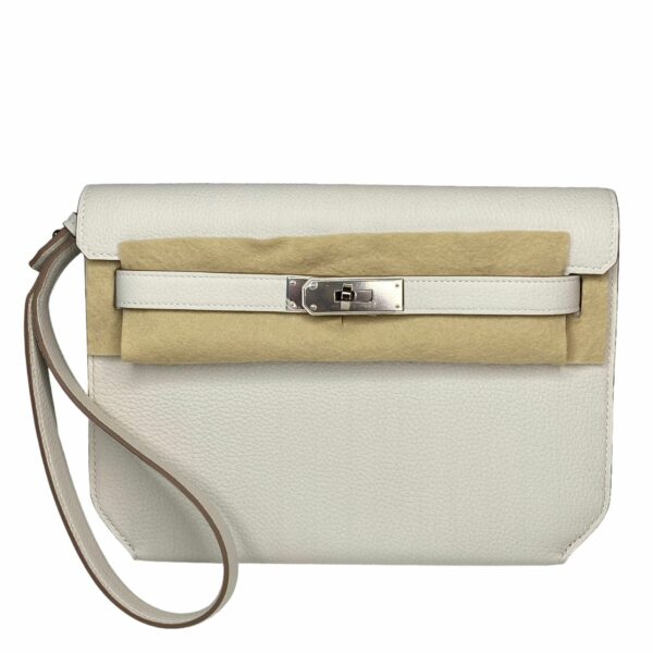 Hermes Kelly Depeche Gris Pale PHW