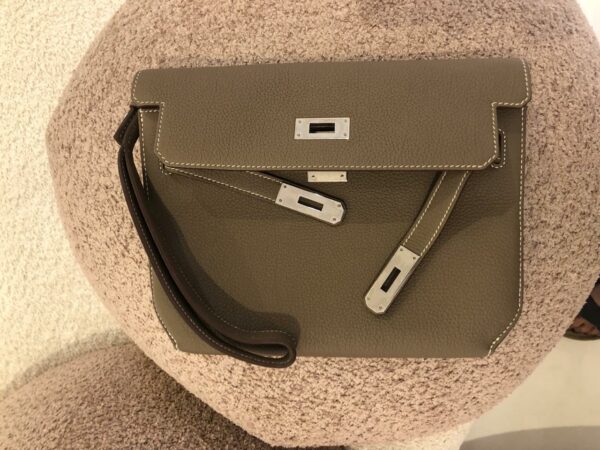 Hermes Kelly Depeche Etoupe Togo PHW - Image 2