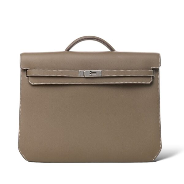 Hermes Kelly Porte-documents Depeche 36 Etoupe Epsom PHW