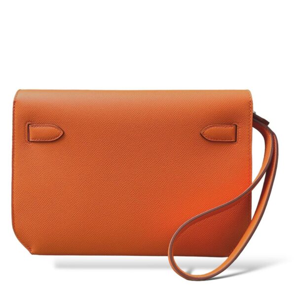 Hermes Kelly Depeche Orange Epsom PHW - Image 2