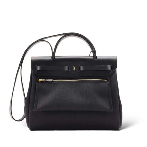 Hermes Herbag Zip 31 Black GHW - Image 2