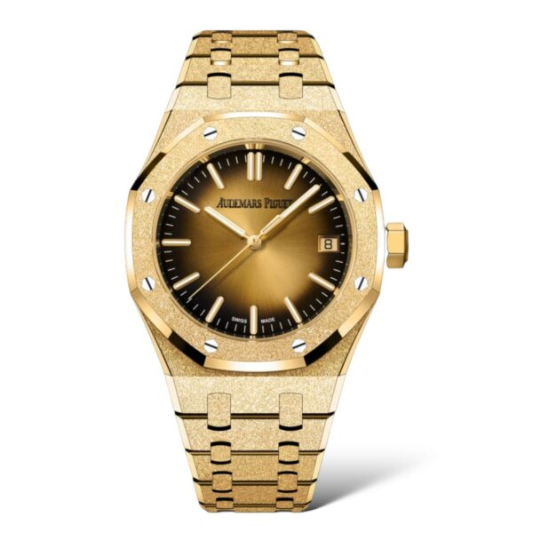 Audemars Piguet Royal Oak 37mm 15550BA.GG.1356BA.01 Frosted Gold Selfwinding